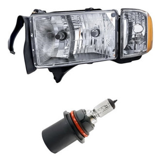 Replacement - 2-Piece Kit (Driver Side Headlight, Bulb) (Standard Line)