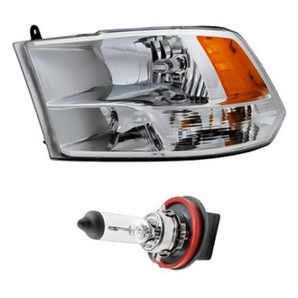 Replacement - 2-Piece Kit (Driver Side Headlight, Bulb) (Standard Line)