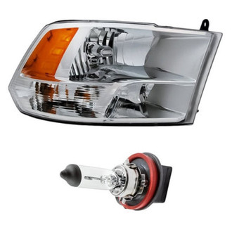 Replacement - 2-Piece Kit (Passenger Side Headlight, Bulb) (Standard Line)
