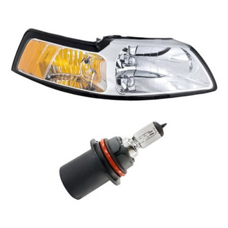 Replacement - 2-Piece Kit (Passenger Side Headlight, Bulb) (Standard Line)