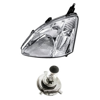 Replacement - 2-Piece Kit (Driver Side Headlight, Bulb) (Standard Line)