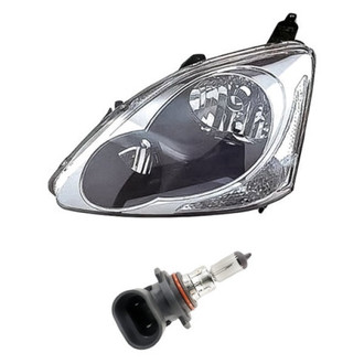 Replacement - 2-Piece Kit (Driver Side Headlight, Bulb) (Standard Line)