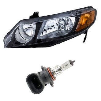 Replacement - 2-Piece Kit (Driver Side Headlight, Bulb) (Standard Line)