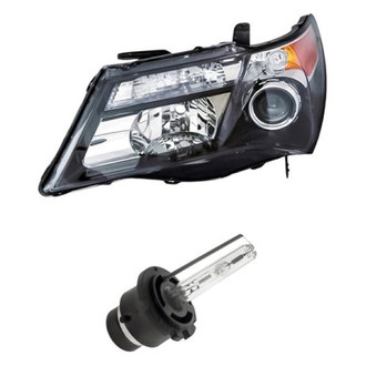 Replacement - 2-Piece Kit (Driver Side Headlight, Bulb) (Standard Line)