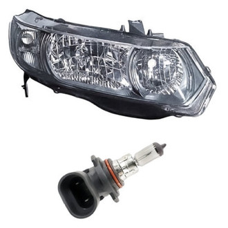 Replacement - 2-Piece Kit (Passenger Side Headlight, Bulb) (Standard Line)