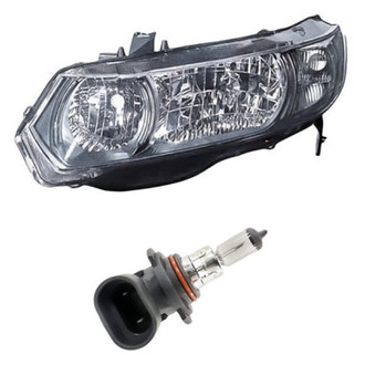 Replacement - 2-Piece Kit (Driver Side Headlight, Bulb) (Standard Line)