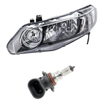 Replacement - 2-Piece Kit (Driver Side Headlight, Bulb) (Standard Line)