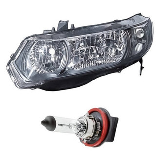 Replacement - 2-Piece Kit (Driver Side Headlight, Bulb) (Standard Line)