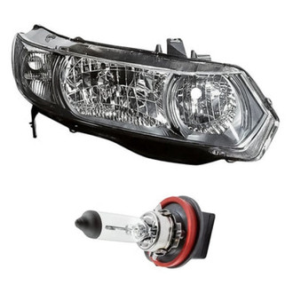 Replacement - 2-Piece Kit (Passenger Side Headlight, Bulb) (Standard Line)