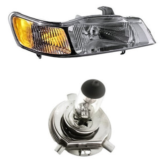 Replacement - 2-Piece Kit (Passenger Side Headlight, Bulb) (Standard Line)