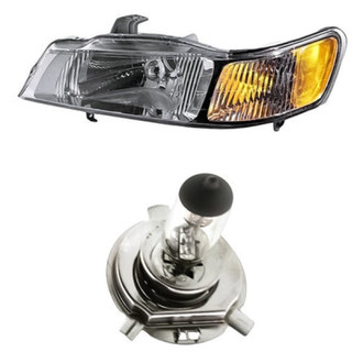 Replacement - 2-Piece Kit (Driver Side Headlight, Bulb) (Standard Line)