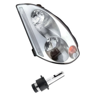 Replacement - 2-Piece Kit (Passenger Side Headlight, Bulb) (Standard Line)