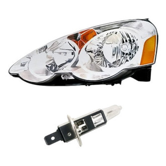 Replacement - 2-Piece Kit (Driver Side Headlight, Bulb) (Standard Line)