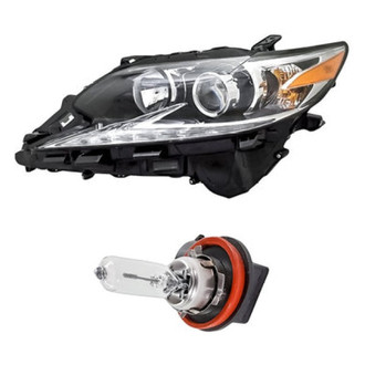 Replacement - 2-Piece Kit (Driver Side Headlight, Bulb) (Standard Line)