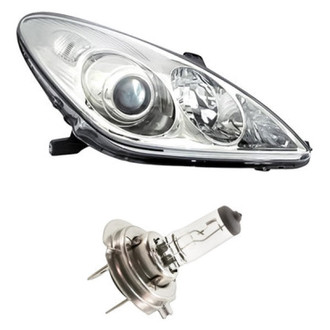 Replacement - 2-Piece Kit (Passenger Side Headlight, Bulb) (Standard Line)