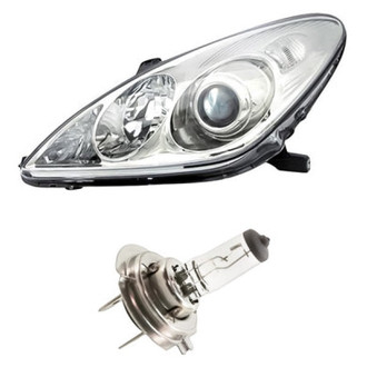 Replacement - 2-Piece Kit (Driver Side Headlight, Bulb) (Standard Line)