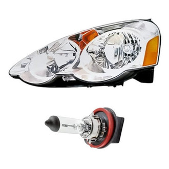 Replacement - 2-Piece Kit (Driver Side Headlight, Bulb) (Standard Line)