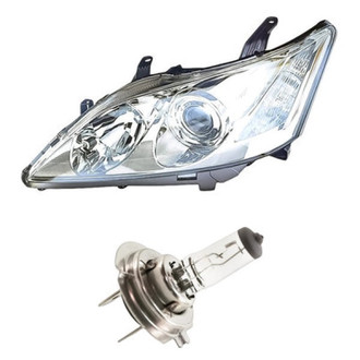 Replacement - 2-Piece Kit (Driver Side Headlight, Bulb) (Standard Line)