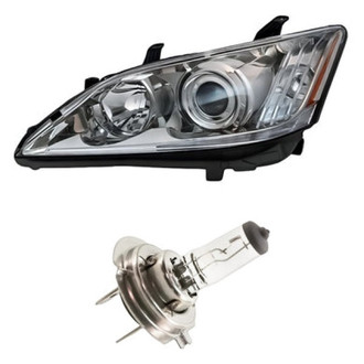 Replacement - 2-Piece Kit (Driver Side Headlight, Bulb) (Standard Line)