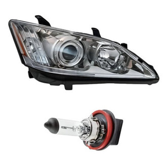 Replacement - 2-Piece Kit (Passenger Side Headlight, Bulb) (Standard Line)