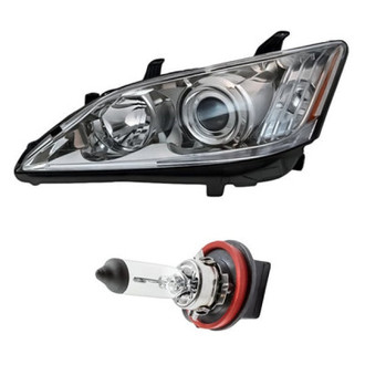 Replacement - 2-Piece Kit (Driver Side Headlight, Bulb) (Standard Line)