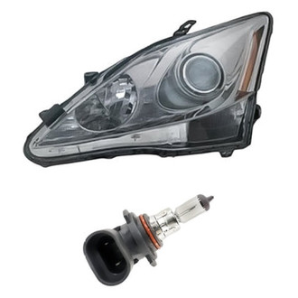 Replacement - 2-Piece Kit (Driver Side Headlight, Bulb) (Standard Line)