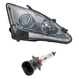 Replacement - 2-Piece Kit (Passenger Side Headlight, Bulb) (Standard Line)