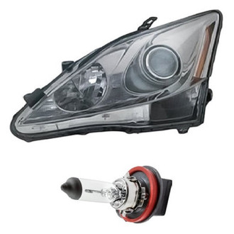 Replacement - 2-Piece Kit (Driver Side Headlight, Bulb) (Standard Line)