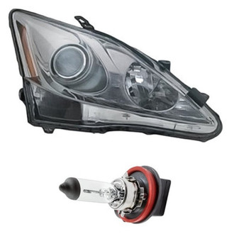 Replacement - 2-Piece Kit (Passenger Side Headlight, Bulb) (Standard Line)