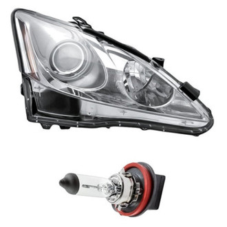 Replacement - 2-Piece Kit (Passenger Side Headlight, Bulb) (Standard Line)