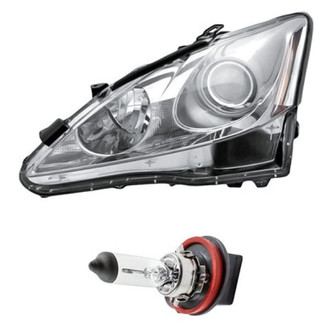Replacement - 2-Piece Kit (Driver Side Headlight, Bulb) (Standard Line)