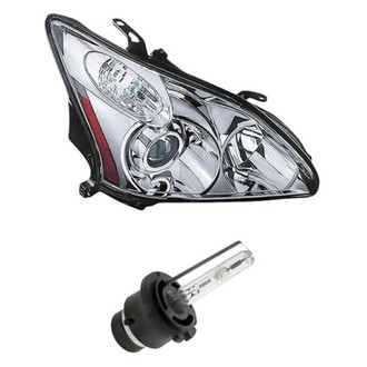 Replacement - 2-Piece Kit (Passenger Side Headlight, Bulb) (Standard Line)