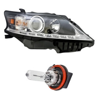 Replacement - 2-Piece Kit (Passenger Side Headlight, Bulb) (Standard Line)