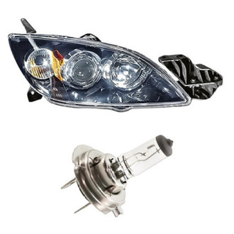 Replacement - 2-Piece Kit (Passenger Side Headlight, Bulb) (Standard Line)