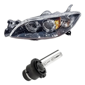 Replacement - 2-Piece Kit (Driver Side Headlight, Bulb) (Standard Line)