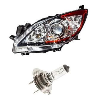 Replacement - 2-Piece Kit (Driver Side Headlight, Bulb) (Standard Line)