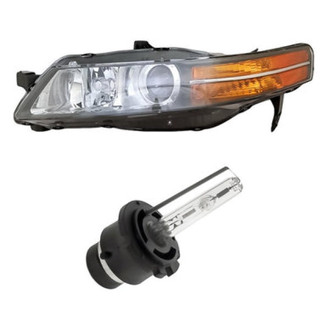 Replacement - 2-Piece Kit (Driver Side Headlight, Bulb) (Standard Line)