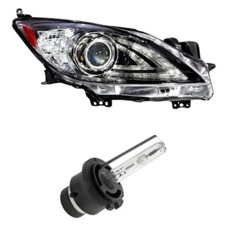 Replacement - 2-Piece Kit (Passenger Side Headlight, Bulb) (Standard Line)