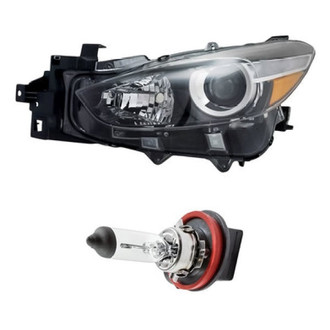 Replacement - 2-Piece Kit (Driver Side Headlight, Bulb) (Standard Line)