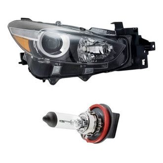 Replacement - 2-Piece Kit (Passenger Side Headlight, Bulb) (Standard Line)