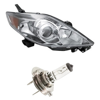 Replacement - 2-Piece Kit (Passenger Side Headlight, Bulb) (Standard Line)