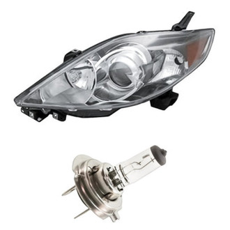 Replacement - 2-Piece Kit (Driver Side Headlight, Bulb) (Standard Line)