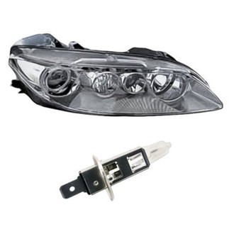Replacement - 2-Piece Kit (Passenger Side Headlight, Bulb) (Standard Line)