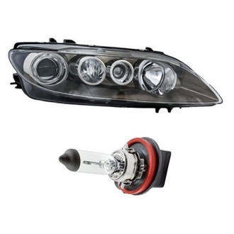 Replacement - 2-Piece Kit (Passenger Side Headlight, Bulb) (Standard Line)
