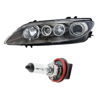 Replacement - 2-Piece Kit (Driver Side Headlight, Bulb) (Standard Line)