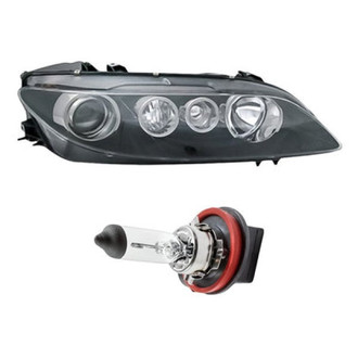 Replacement - 2-Piece Kit (Passenger Side Headlight, Bulb) (Standard Line)