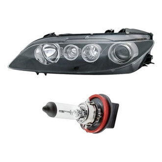 Replacement - 2-Piece Kit (Driver Side Headlight, Bulb) (Standard Line)