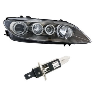 Replacement - 2-Piece Kit (Passenger Side Headlight, Bulb) (Standard Line)