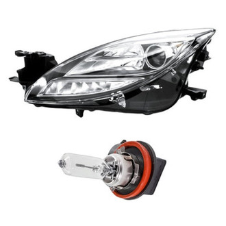 Replacement - 2-Piece Kit (Driver Side Headlight, Bulb) (Standard Line)