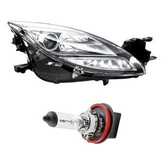 Replacement - 2-Piece Kit (Passenger Side Headlight, Bulb) (Standard Line)